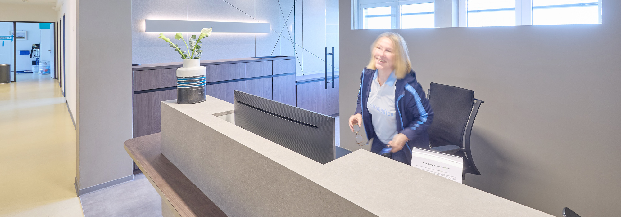 Anmeldetresen in der Südstadt-Praxis